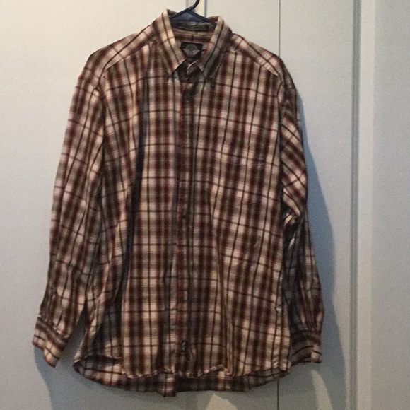 Dockers Other - Men’s docker plaid long sleeve short  Size M